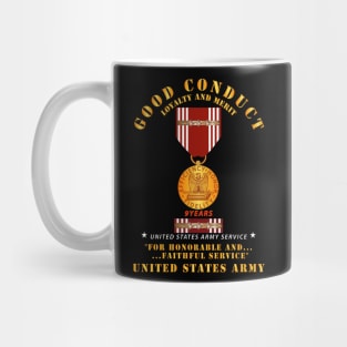 Good Conduct w Medal w Ribbon - 9 Years Mug